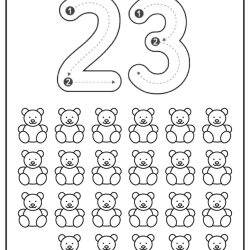 Free Printable Tracing Number Worksheet Grade 5 Printables