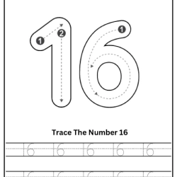 Free Printable Tracing Number Worksheet Kids Worksheets
