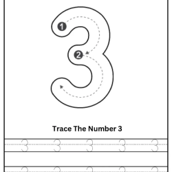Free Printable Tracing Number Worksheet Pdf File