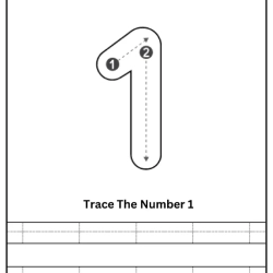Free Printable Tracing Number Worksheet Printables