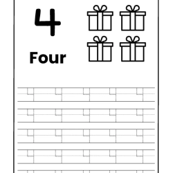 Number Tracing Worksheet Downloads