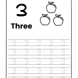 Number Tracing Worksheet For Free