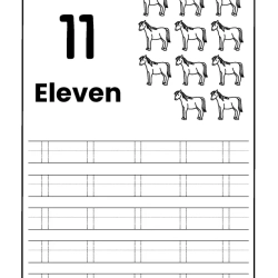 Number Tracing Worksheet For Grade 1