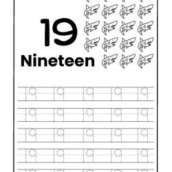 Number Tracing Worksheet For Grade 5