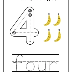 Printable Count And Tracing Number Downloads Worksheet