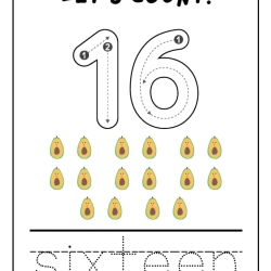 Printable Count And Tracing Number For 4th Grade Worksheet