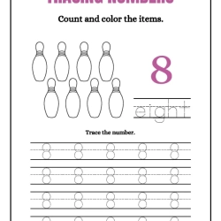 Printable Count And Tracing Number Free Printables Worksheet