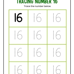 Printable Count And Tracing Number Grade 2 Free Worksheets