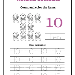 Printable Count And Tracing Number Printables Download Worksheet