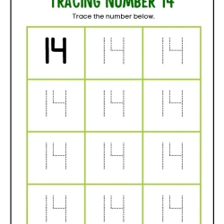 Printable Count And Tracing Number Toddlers Free Worksheets