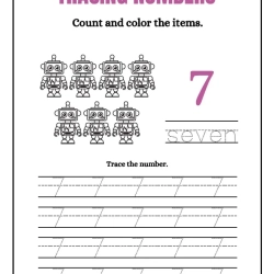 Printable Count And Tracing Number Worksheets Free