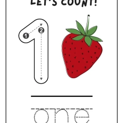 Printable Count And Tracing Number Worksheets
