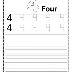 Printable Tracing Number Worksheet Downloads
