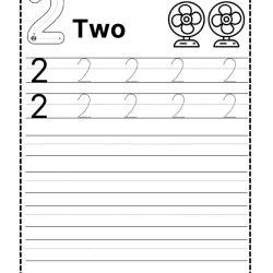 Printable Tracing Number Worksheet Printables
