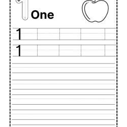 Printable Tracing Number Worksheet Worksheets