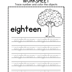 Trace Number And Color Object Grade 2 Worksheet