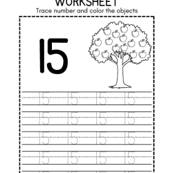 Trace Number And Color Object Printable Free Worksheet