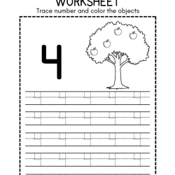 Trace Number And Color Object To Print Worksheet