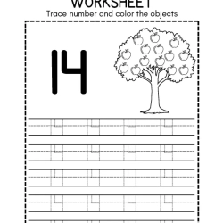 Trace Number And Color Object Worksheet Free