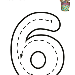 Trace The Number For Kids Pdf File Worksheet