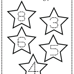 Traceable Numbers Worksheet Free Downloads