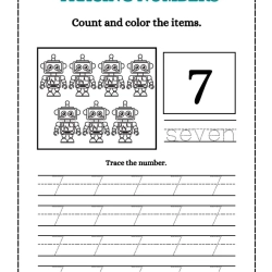 Tracing Number Worksheet For Free To Prints