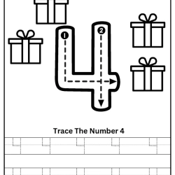 Tracing The Number Worksheet Downloads