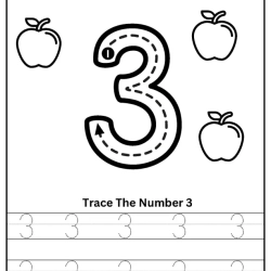 Tracing The Number Worksheet For Free