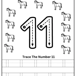 Tracing The Number Worksheet For Grade 1