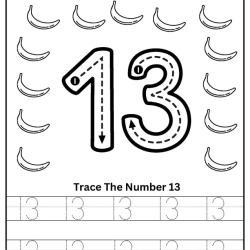 Tracing The Number Worksheet For Grade 2