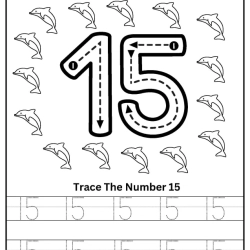 Tracing The Number Worksheet For Grade 3