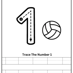 Tracing The Number Worksheet Worksheets