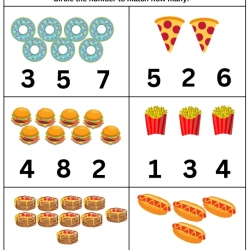 Choose The Correct Number Worksheet For Kids