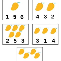 Count And Choose Correct Number For 2nd Grade Worksheet