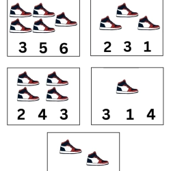 Count And Choose Correct Number For 3rd Grade Worksheet