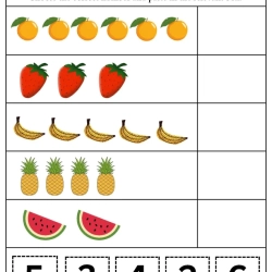 Count And Choose Correct Number For Free Worksheet