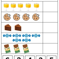 Count And Choose Correct Number Worksheet