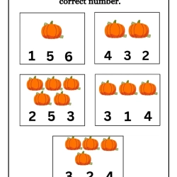 Count And Choose The Correct Number Worksheet For 2nd Grade