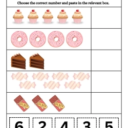 Count And Choose The Correct Number Worksheet For Free