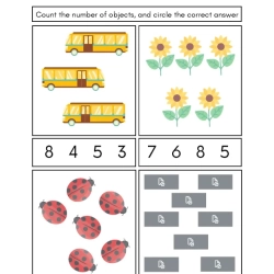 Count And Circle The Number Free Download Worksheet