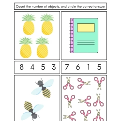 Count And Circle The Number Pdf Free Worksheet