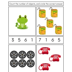 Count And Circle The Number Printable Worksheet