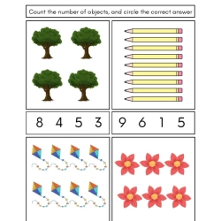 Count And Circle The Number To Print Worksheet