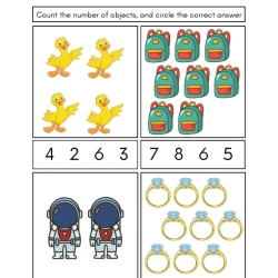 Count And Circle The Number Worksheet