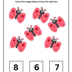 Count And Trace Number Worksheet Free Downloads