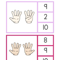 Count The Fingers Worksheet Free Downloads