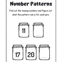 Pattern Sheets Printable 2nd Grade Worksheets