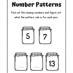 Pattern Sheets Printable 3rd Grade Worksheets