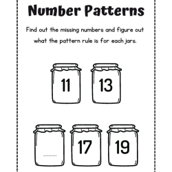 Pattern Sheets Printable 4th Grade Worksheets