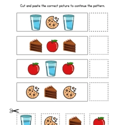 Pattern Sheets Printable For 1st Grade Worksheet